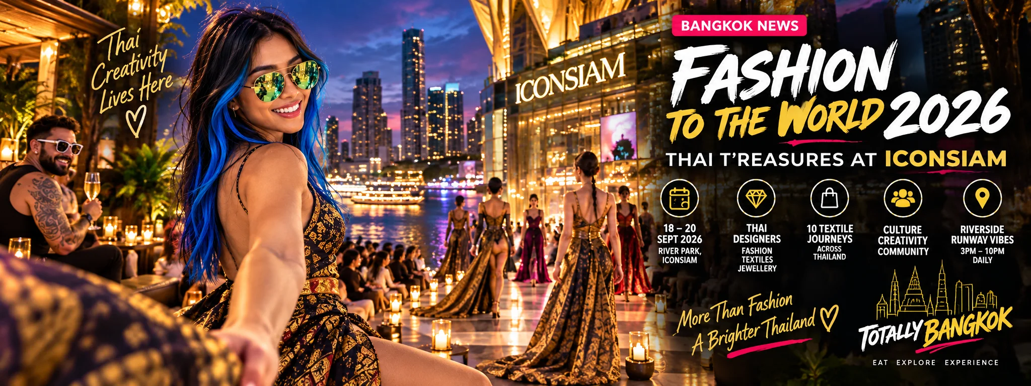 Bangkok Fashion to the World 2026: Thai T’Reasures at ICONSIAM editorial hero