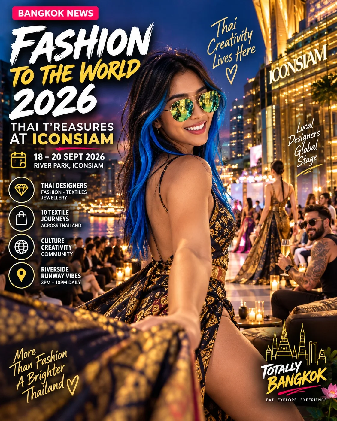 Bangkok Fashion to the World 2026: Thai T’Reasures at ICONSIAM editorial image